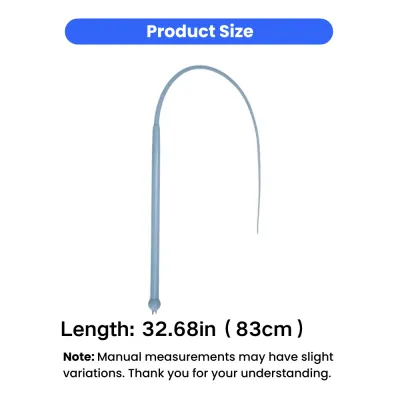 Mouse tail cat teaser wand measuring 32.68 inches for interactive cat play