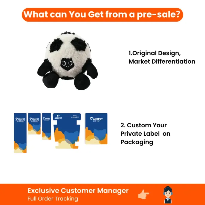 Original Design Football Dog Plush Toy Wholesale Original football shaped plush dog toy with custom design and private label packaging options