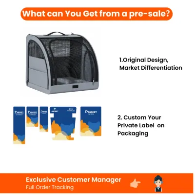 Customizable private label dog car carrier with original design for pet retailers