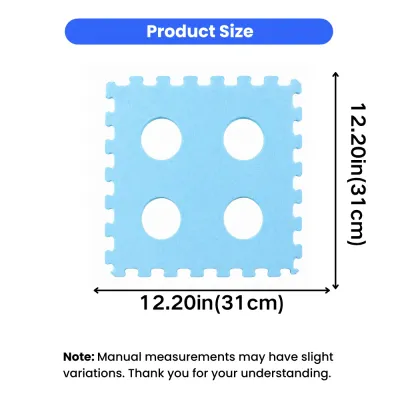 Felt Cat Tunnel Size 12.2 Inch Modular Cat Toy Felt cat tunnel size measurement showing 12.2 inch (31 cm) modular panels for cats