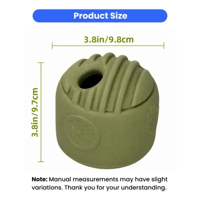 3.8 Inch Natural Rubber Dog Toy