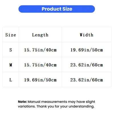 Halloween Pet Feeding Mat Size Chart Halloween pet feeding mat size chart with S M and L dimensions for dogs and cats