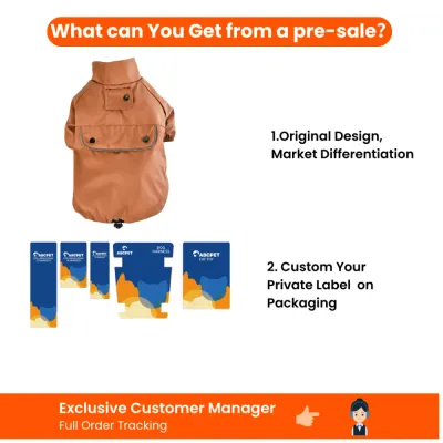 Wholesale PU Dog Raincoat Private Label Option Wholesale PU dog raincoat with private label packaging and custom branding service
