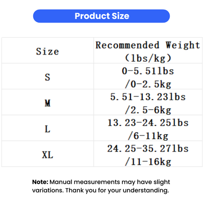 Christmas Dog Socks Size Guide S to XL Christmas dog socks size guide with S, M, L and XL recommended pet weight ranges