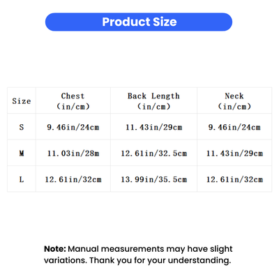 Cat Christmas Snowman Cape Size Chart Cat Christmas snowman cape size chart for S M and L with chest back length and neck measurements