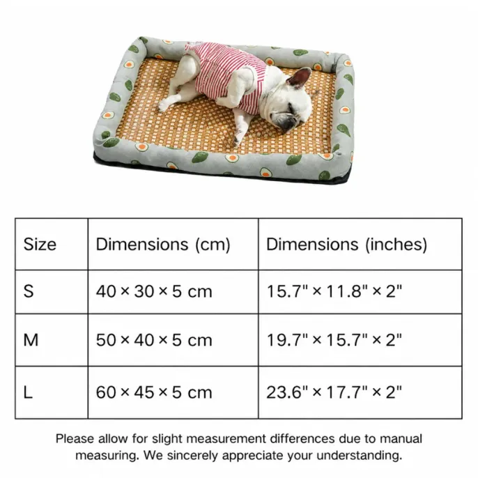 Small Medium Dog Bed Size Guide with Dimensions Chart Small medium dog bed size chart showing dimensions in cm and inches for pet owners