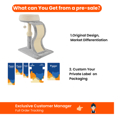 Wholesale Cat Scratching Tower Pre-Sale and Private Label Options Wholesale cat scratching tower pre-sale program with original design, private label packaging and order tracking service
