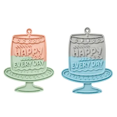 Two Color Silicone Lick Mat for Pets Pink and blue silicone pet lick mat color options for cats and dogs